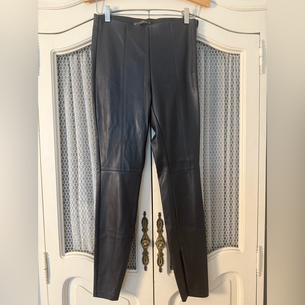 ZARA Trafaluc Legging Collection Black Faux Leather Leggings